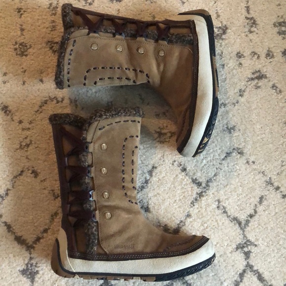 merrell fleece lined boots